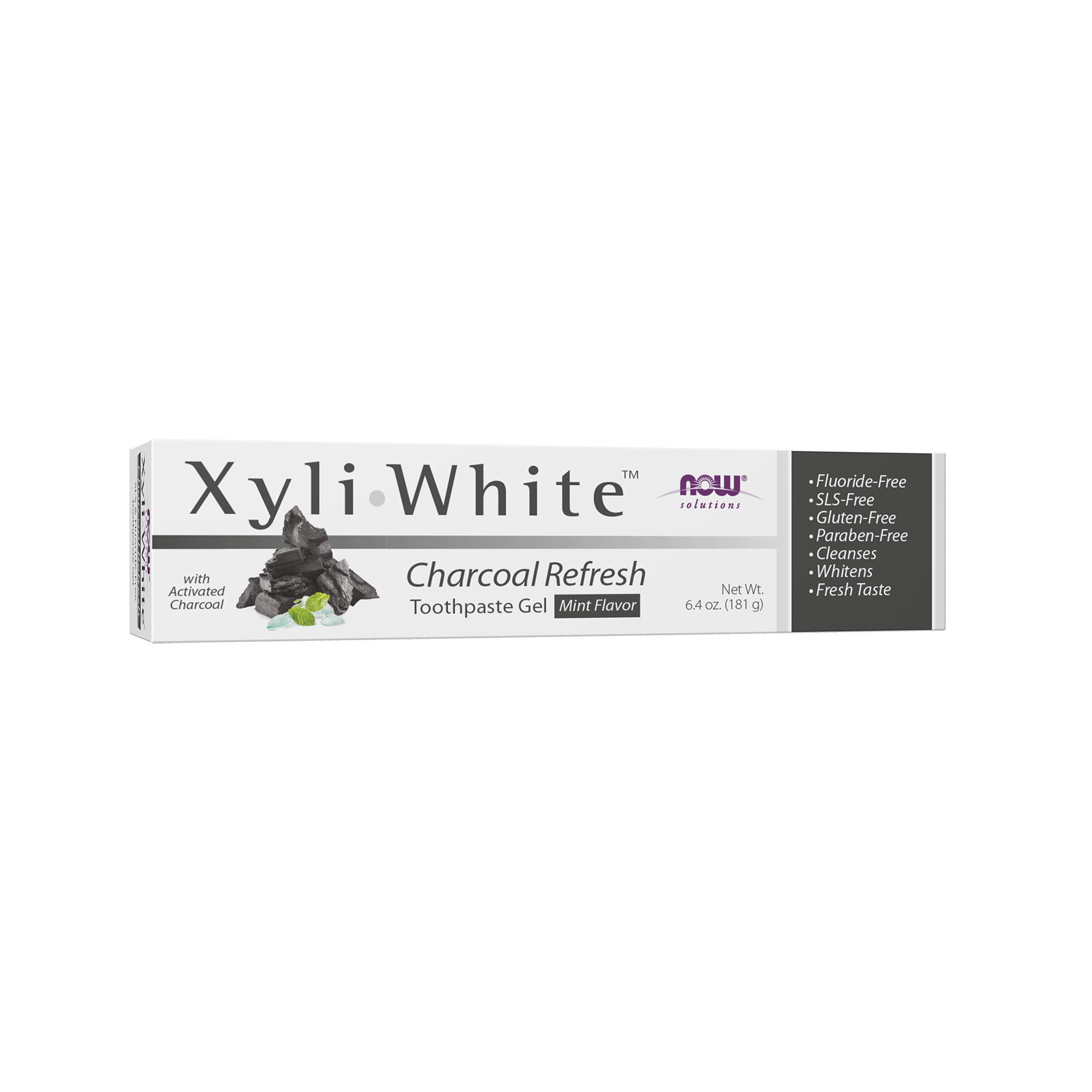 NOW Solutions XyliWhite Toothpaste Gel - Charcoal Refresh