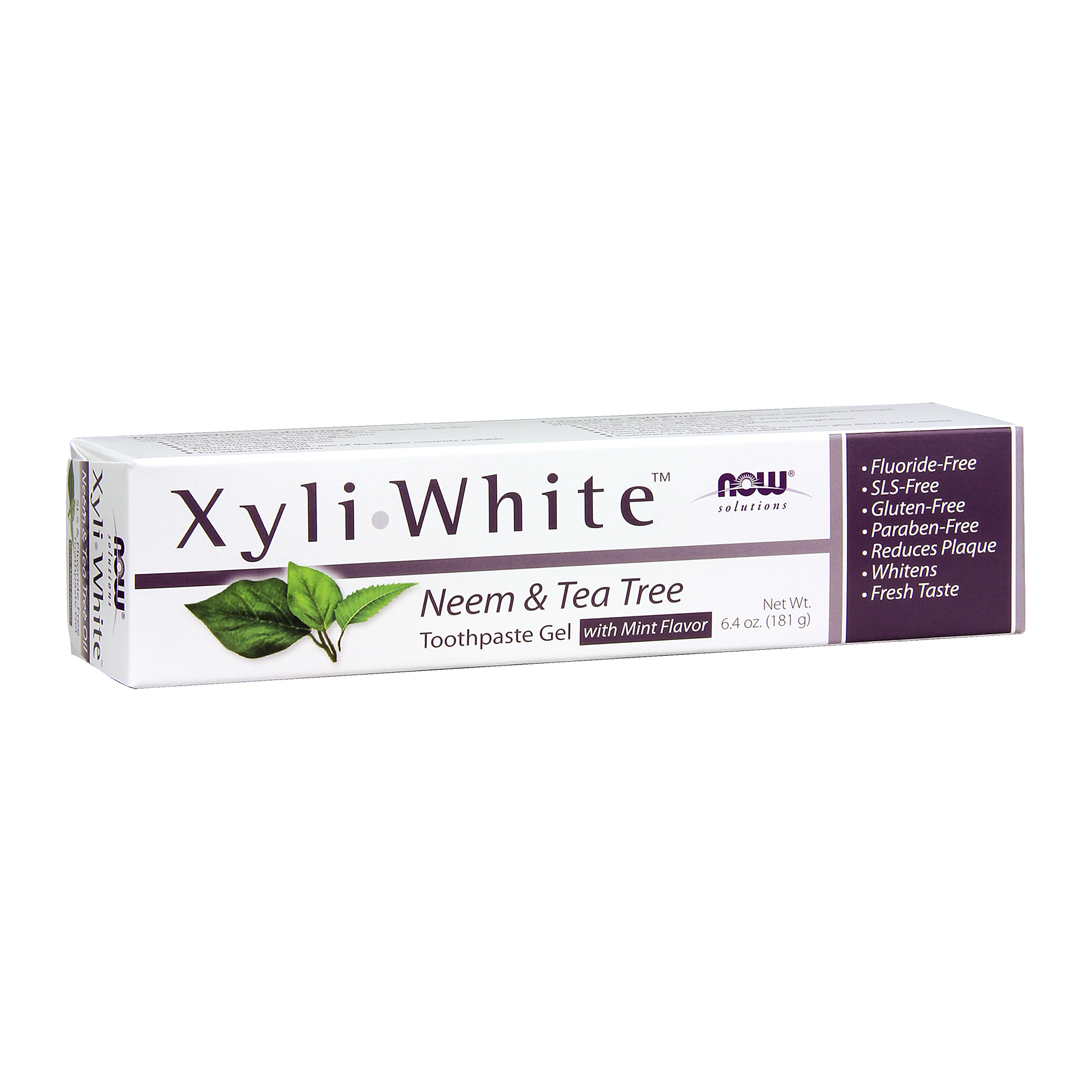 NOW Solutions XyliWhite Toothpaste Gel - Neem & Tea Tree