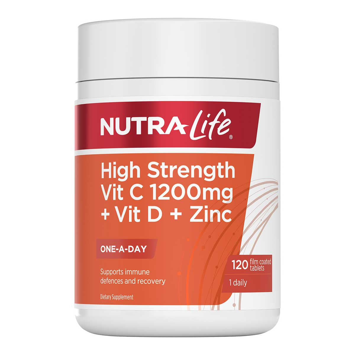 Nutra-Life High Strength Vit C 1200mg + Vit D + Zinc