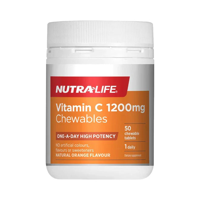 Nutra-Life Vitamin C 1200mg Chewables
