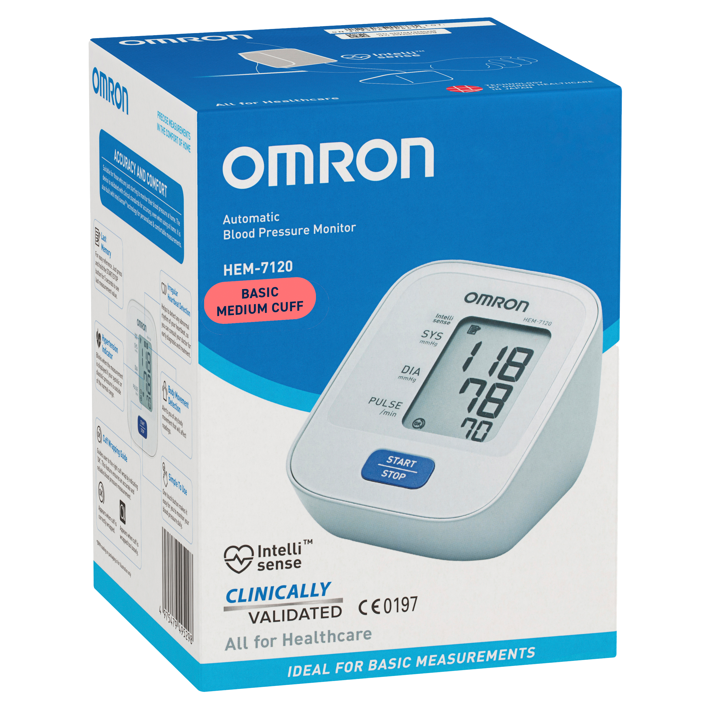 Omron HEM-7120 Automatic Blood Pressure Monitor