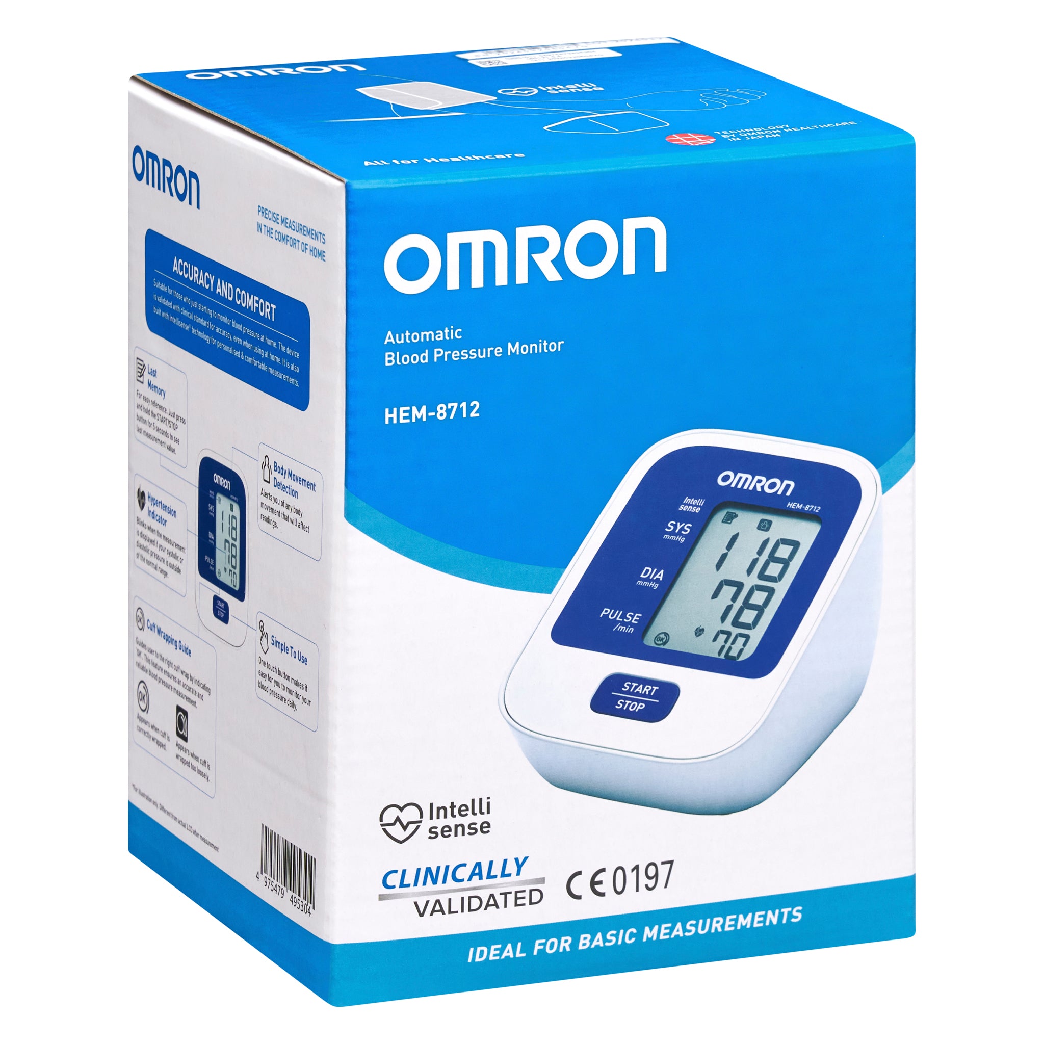 Omron HEM-8712 Automatic Blood Pressure Monitor