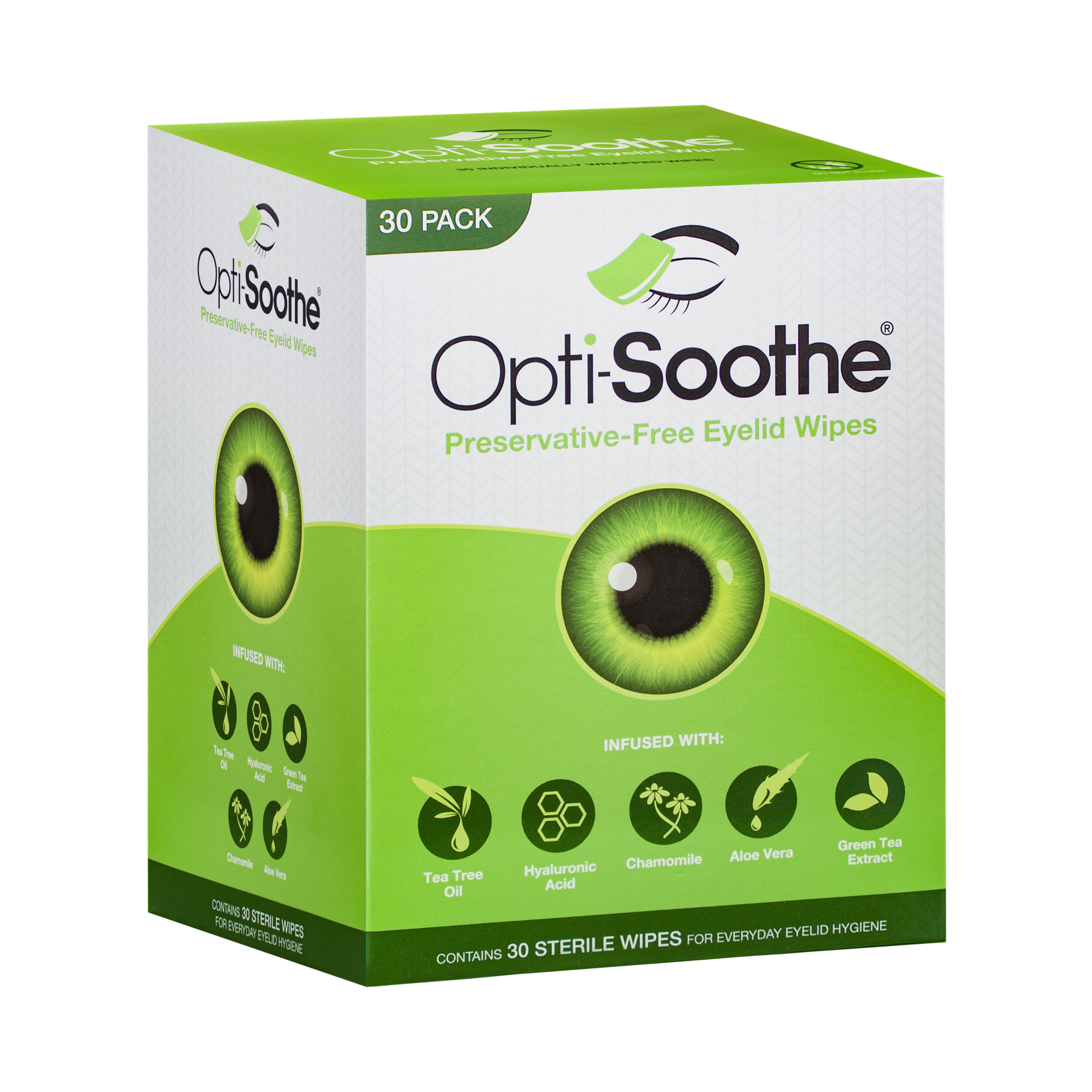 Opti-Soothe Preservative-Free Eyelid Wipes