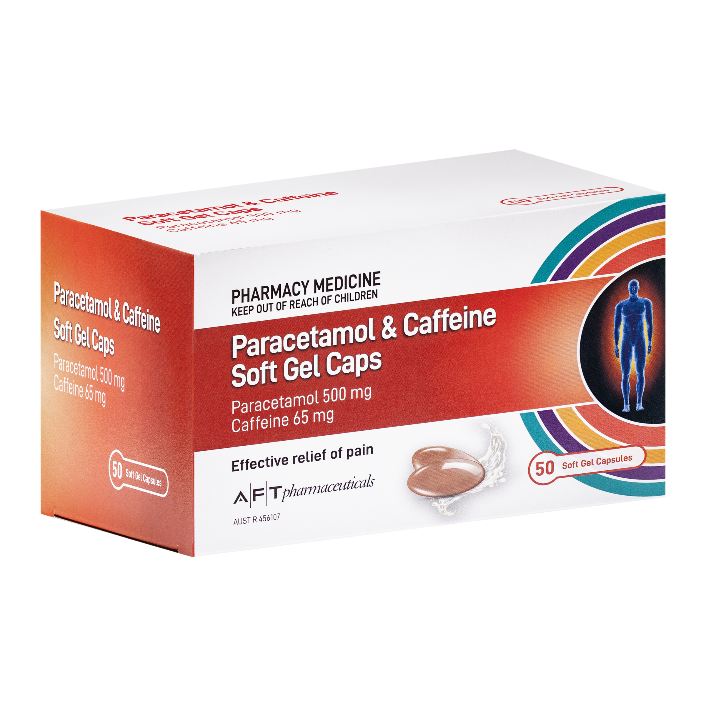 Paracetamol & Caffeine Soft Gel Caps