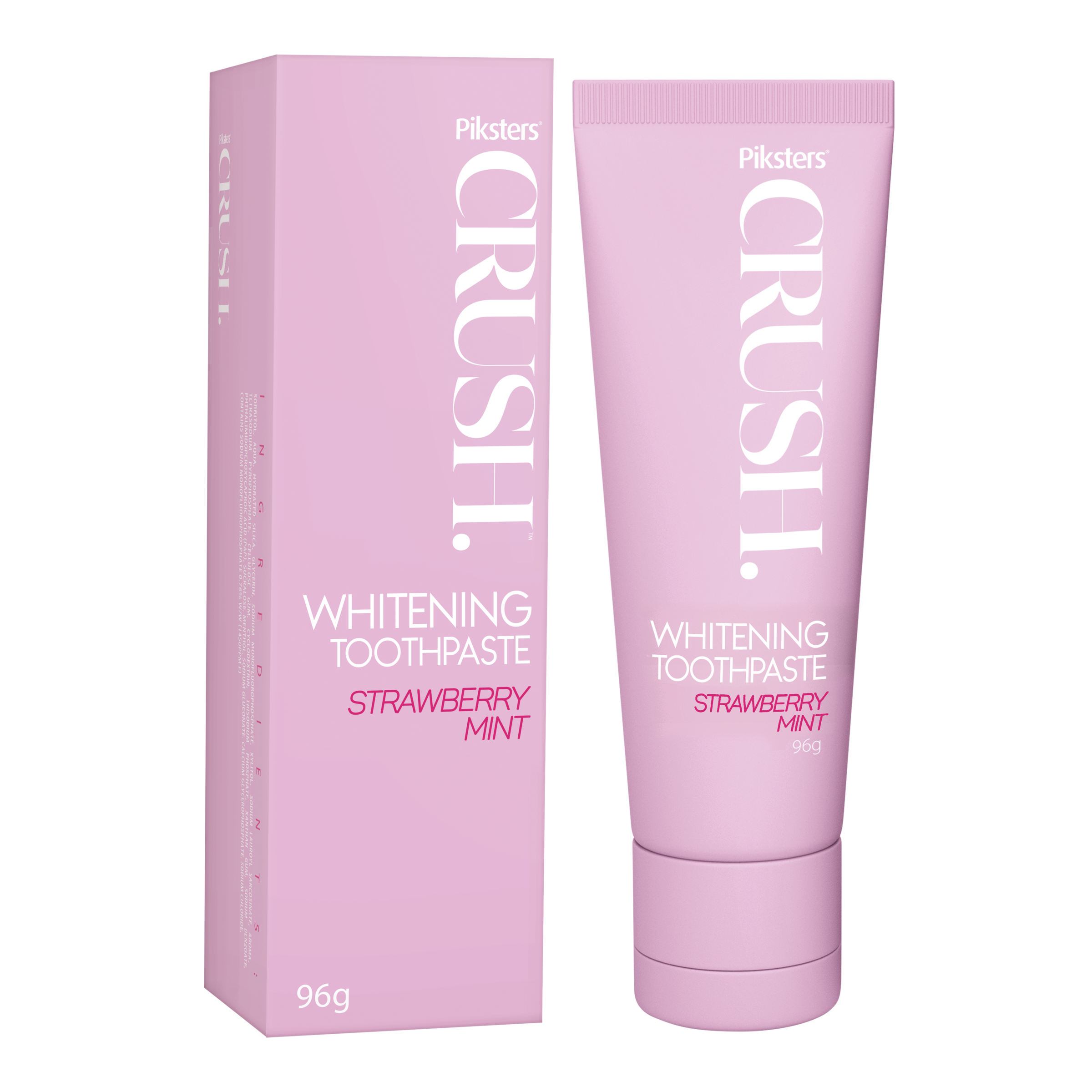 Piksters CRUSH Whitening Toothpaste - Strawberry Mint