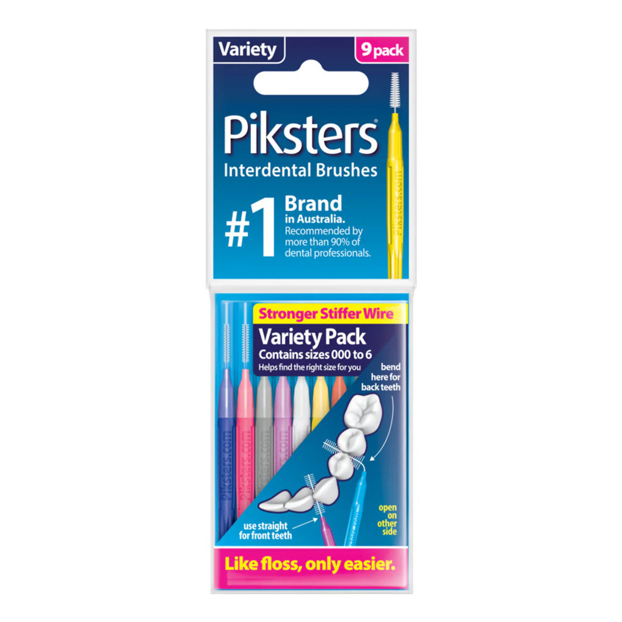 Piksters Interdental Brushes - Variety Pack