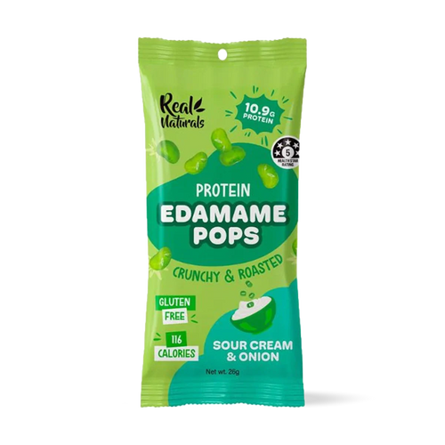 Real Naturals Protein Edamame Pops - Sour Cream & Onion