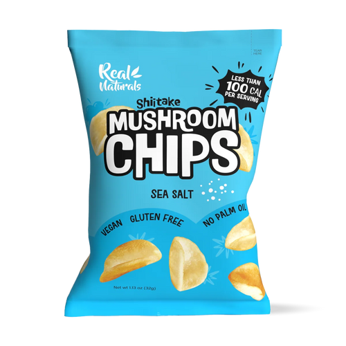 Real Naturals Shiitake Mushroom Chips - Sea Salt