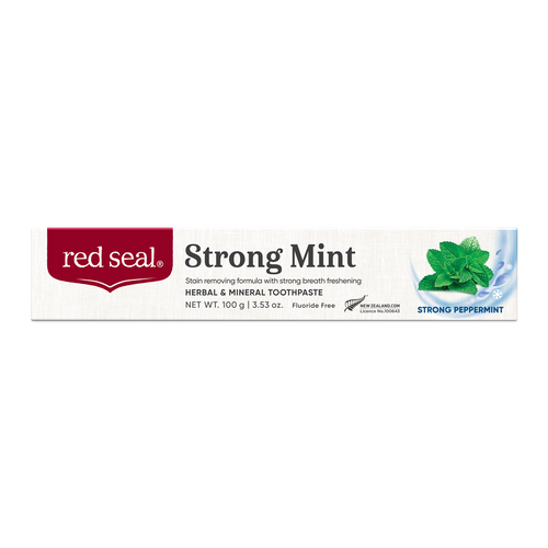 Red Seal Strong Mint Toothpaste - Strong Peppermint