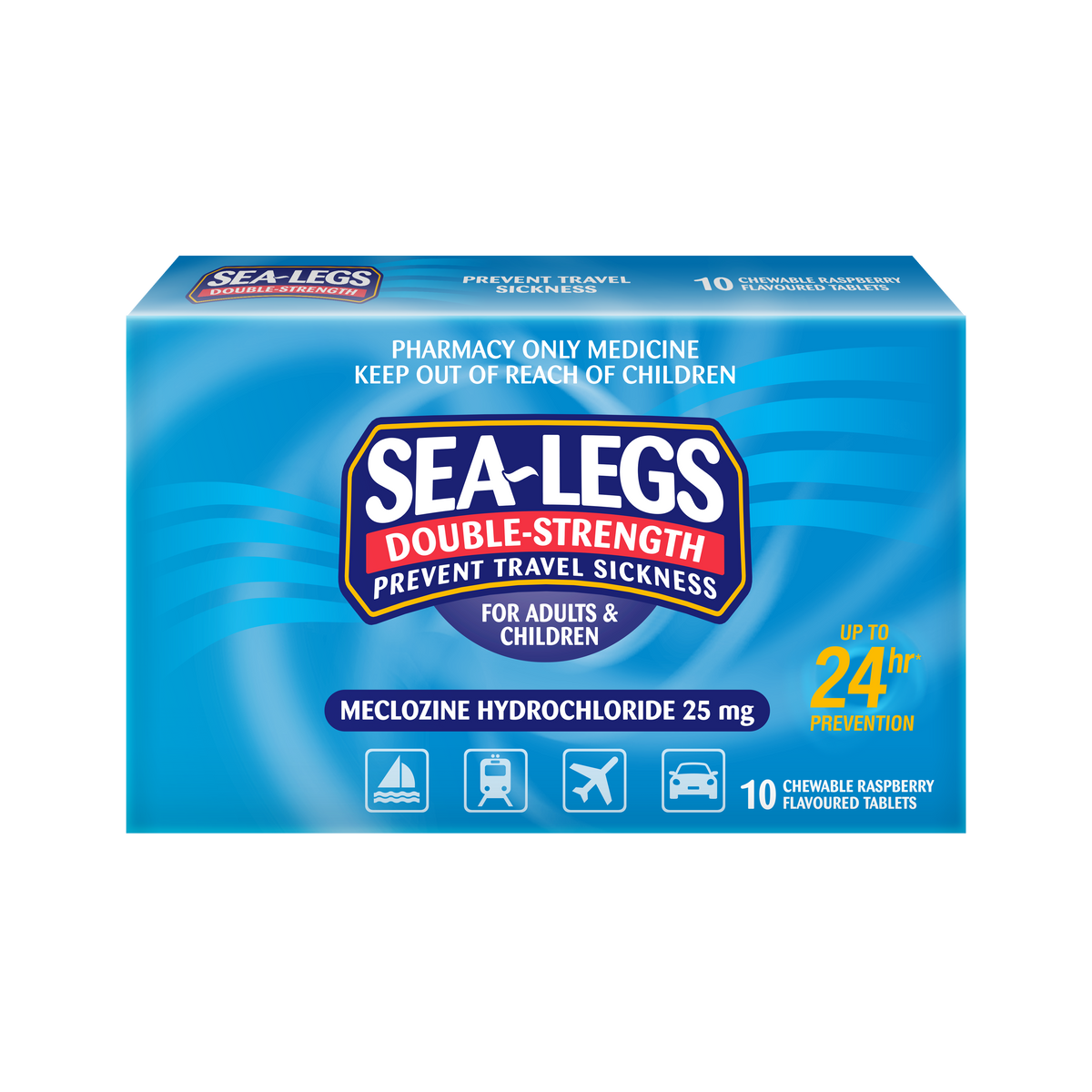 Sea-Legs Travel Sickness Prevention - Double Strength