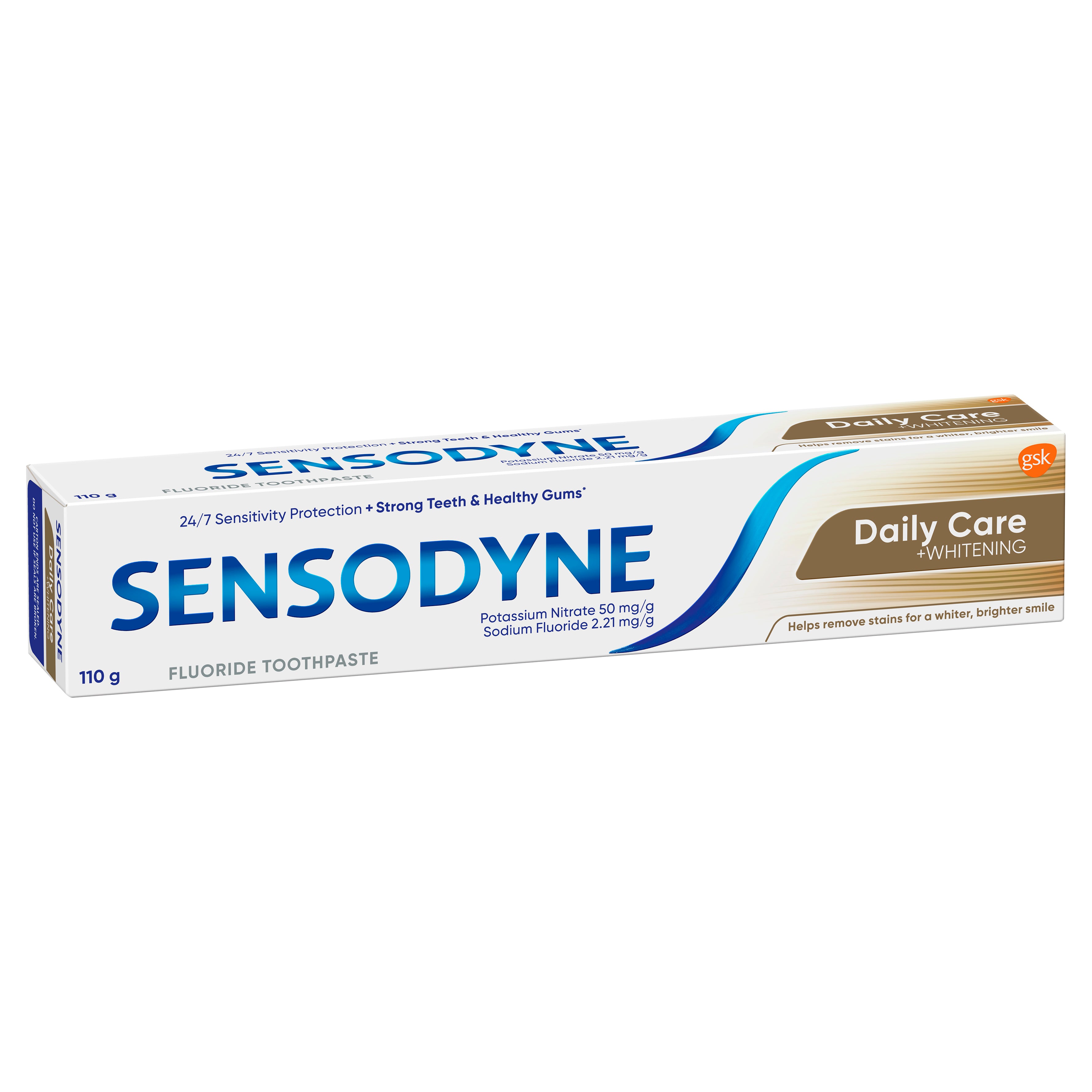 Sensodyne Daily Care + Whitening Fluoride Toothpaste