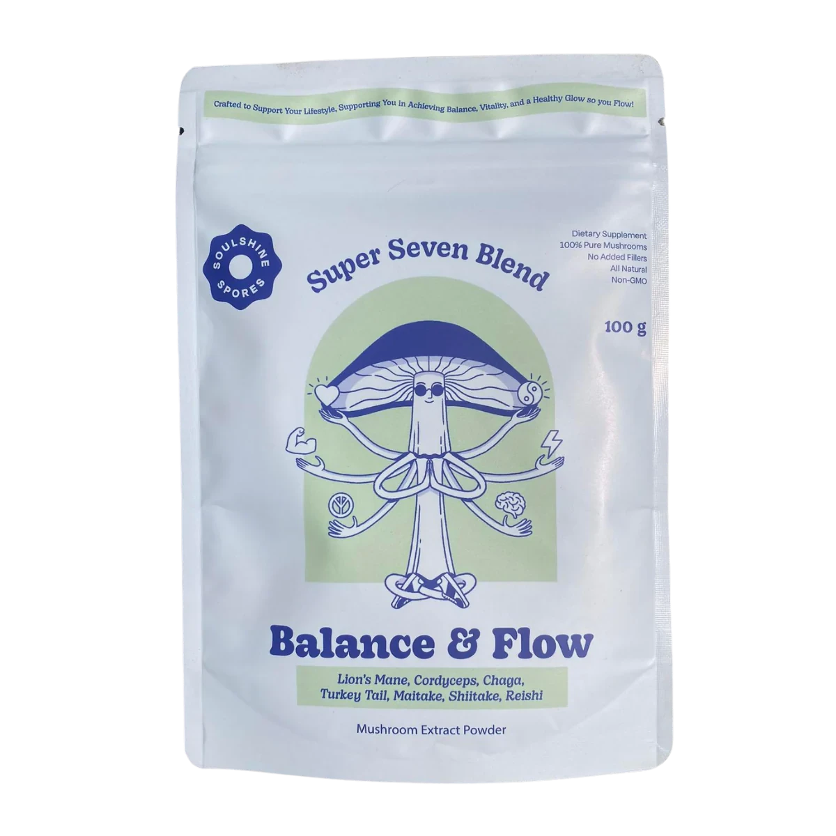 Soulshine Spores Super Seven Blend - Balance & Flow
