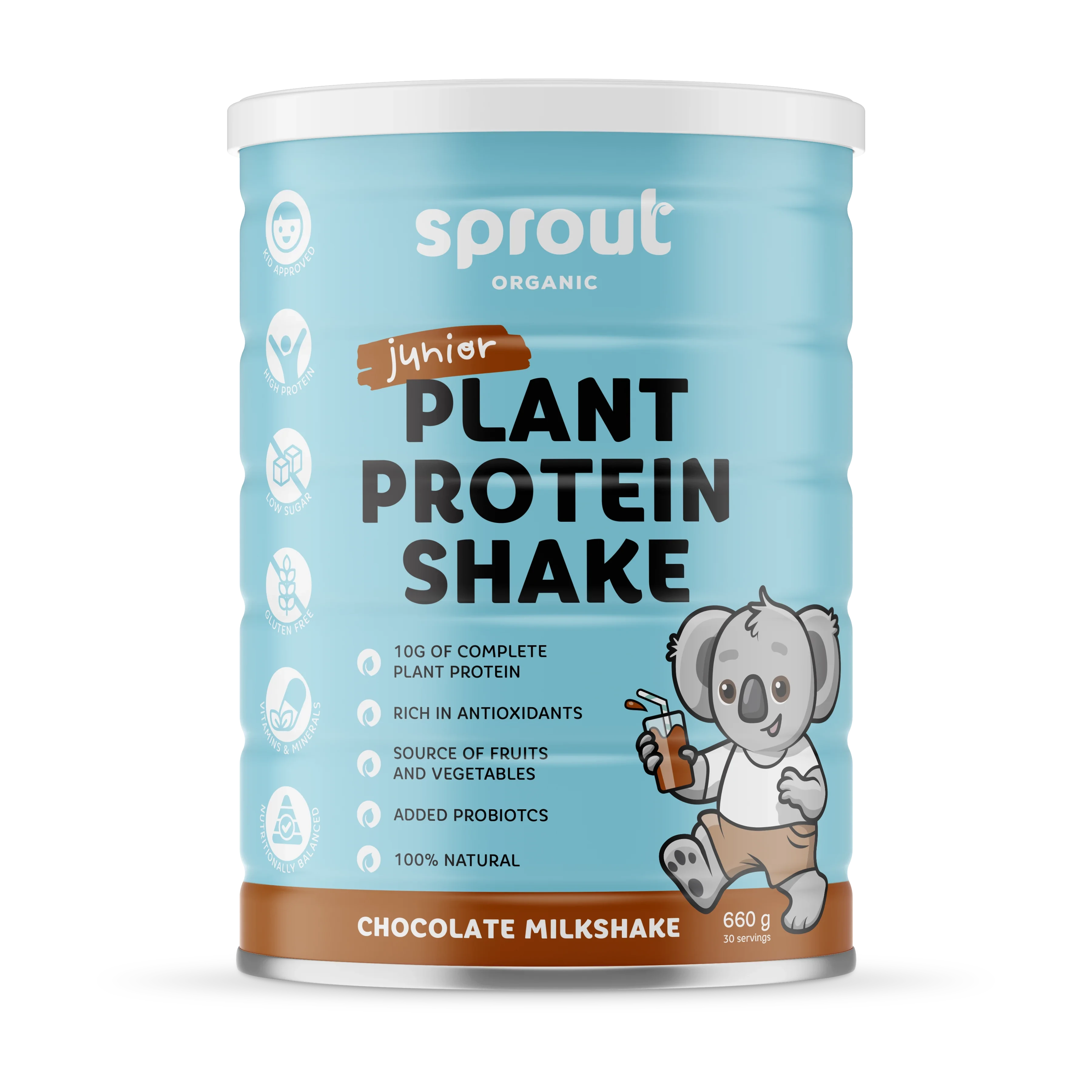 Sprout Organic Junior Plant Protein Shake - Chocolate Milkshake