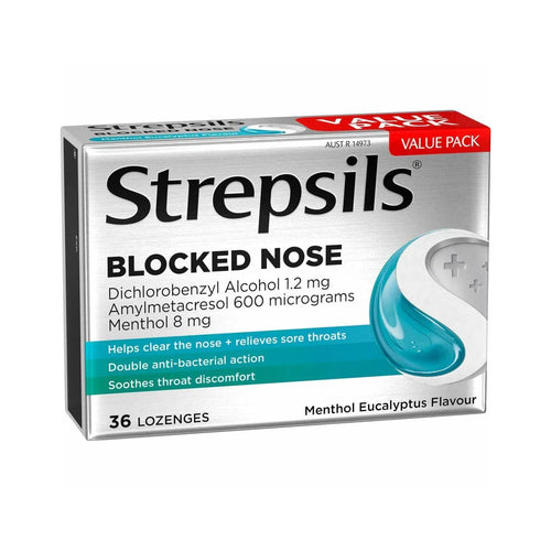 Strepsils Blocked Nose Relief Lozenges