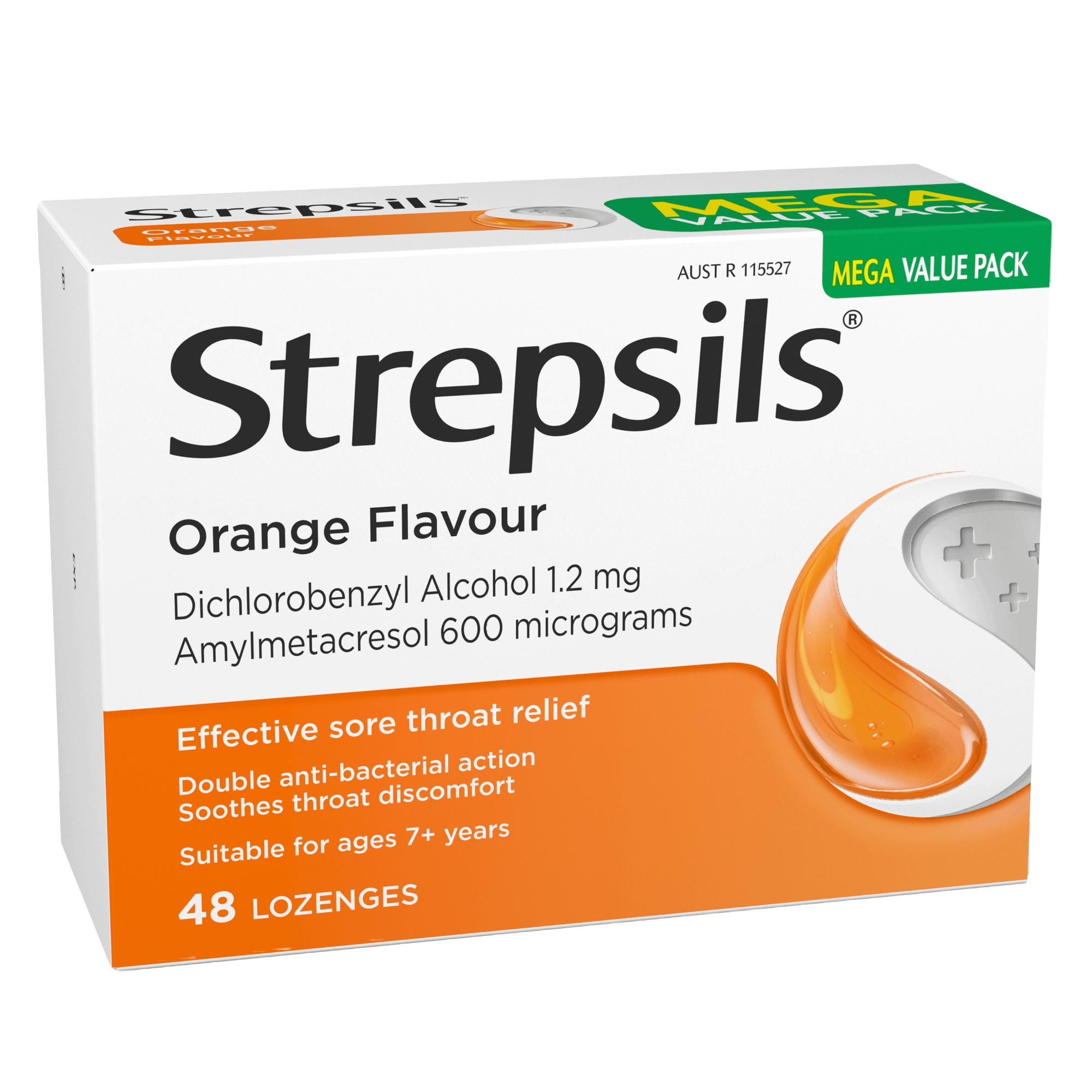 Strepsils Lozenges - Orange Flavour