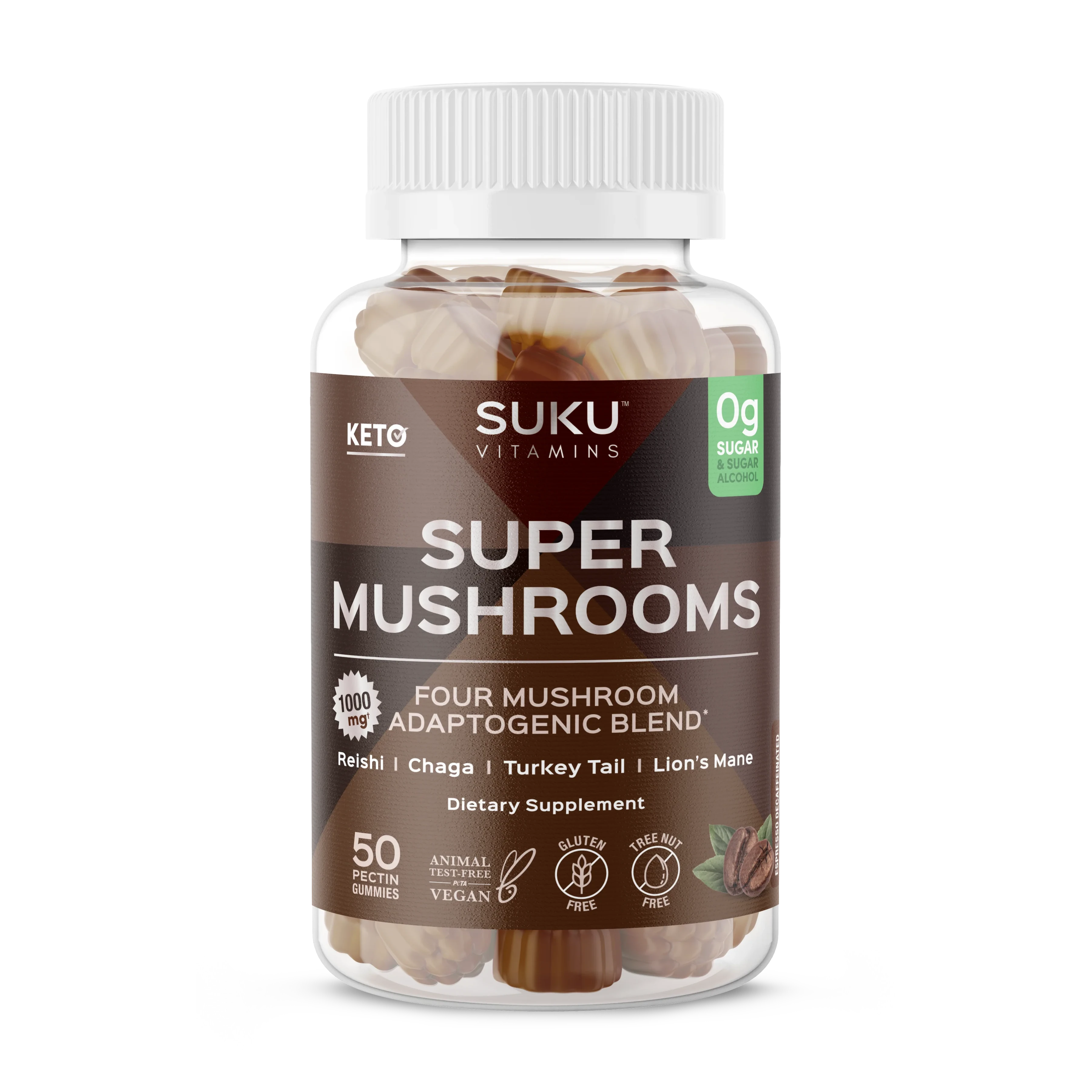 SUKU Vitamins Super Mushrooms