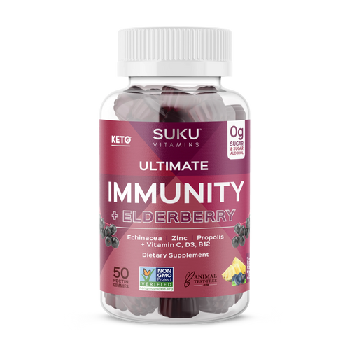 SUKU Vitamins Ultimate Immunity + Elderberry