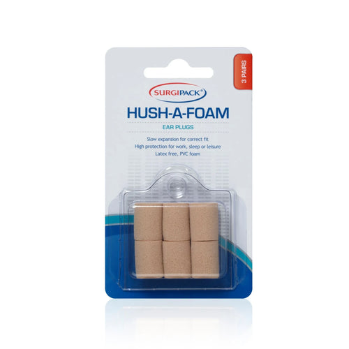 SurgiPack Hush-A-Foam Ear Plugs