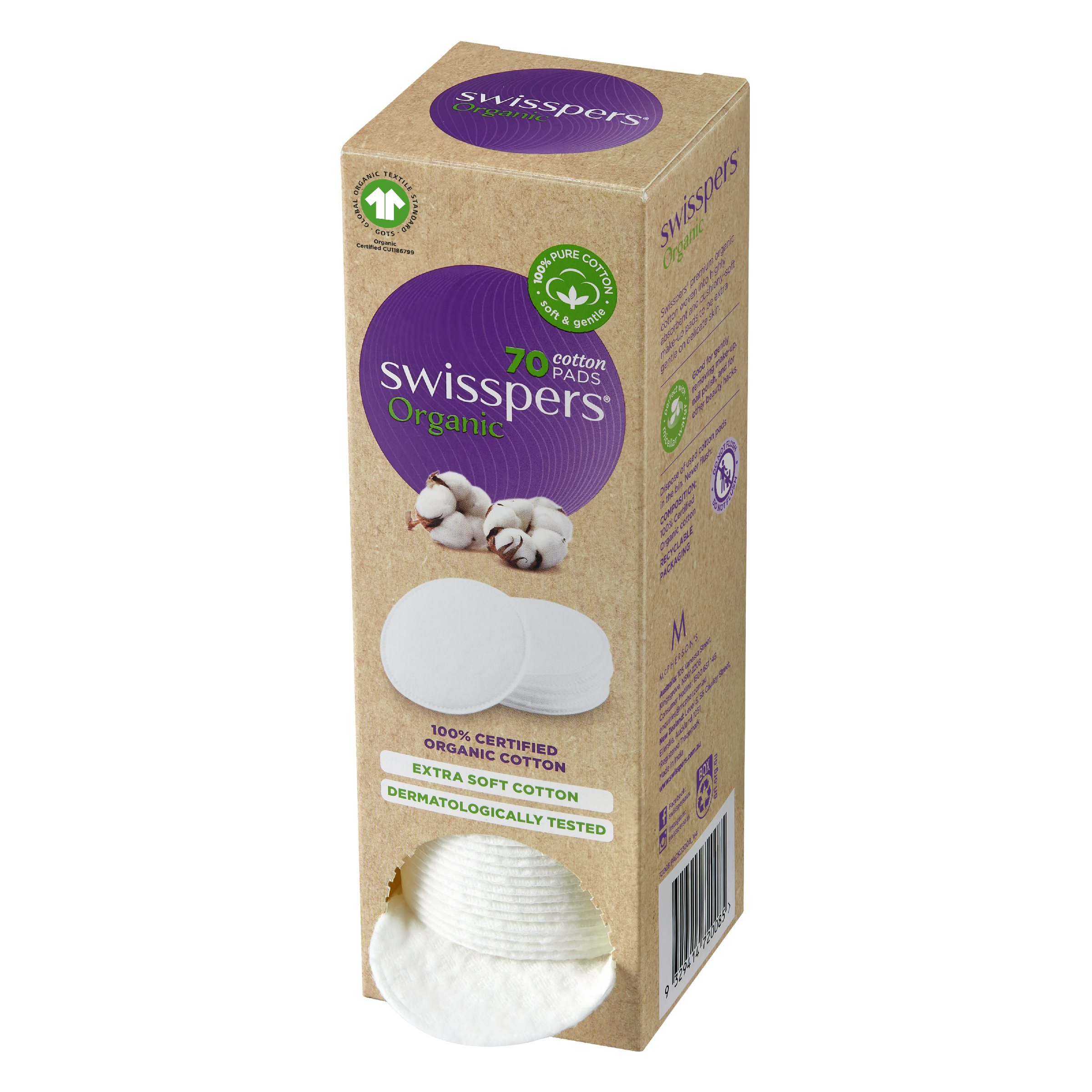 Swisspers Organic Cotton Pads