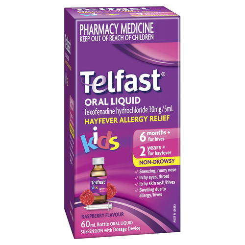 Telfast Kids Oral Liquid Hayfever Allergy Relief
