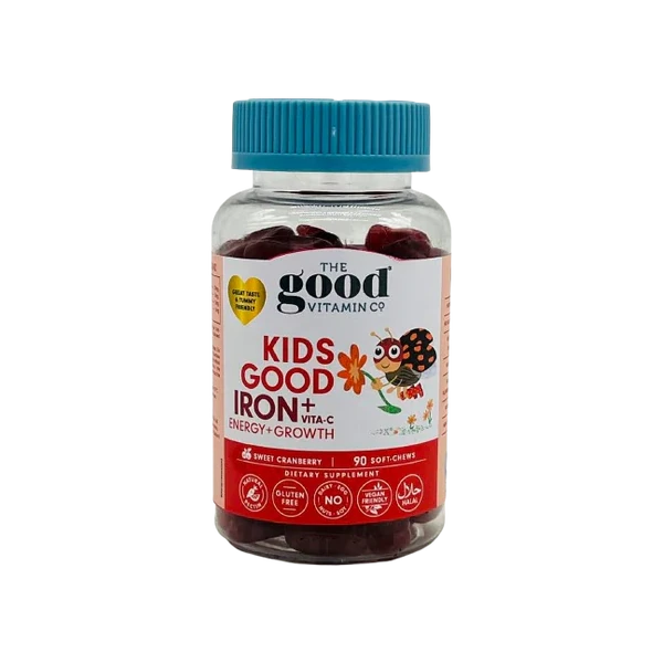 The Good Vitamin Co. Kids Good Iron + Vita-C Energy + Growth