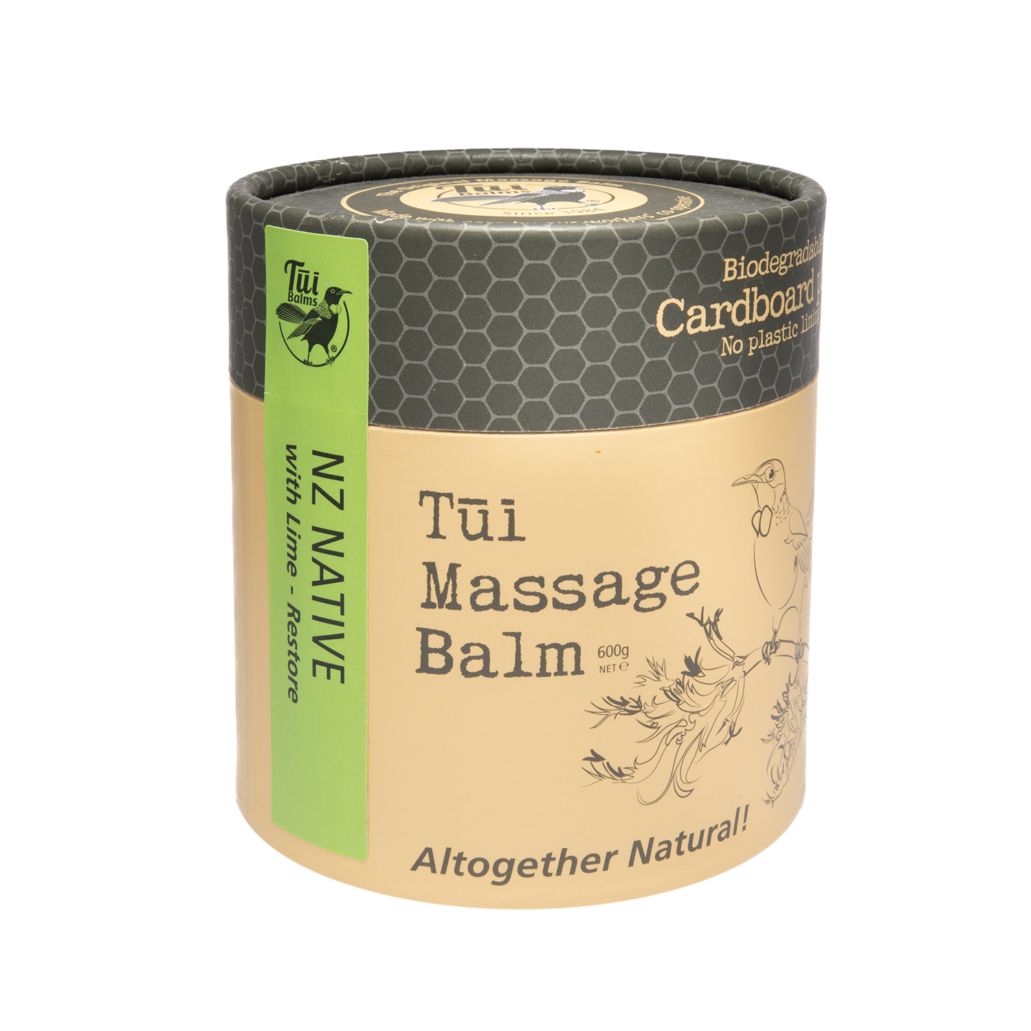 Tui Balms Massage Balm - NZ Native with Lime - Restore