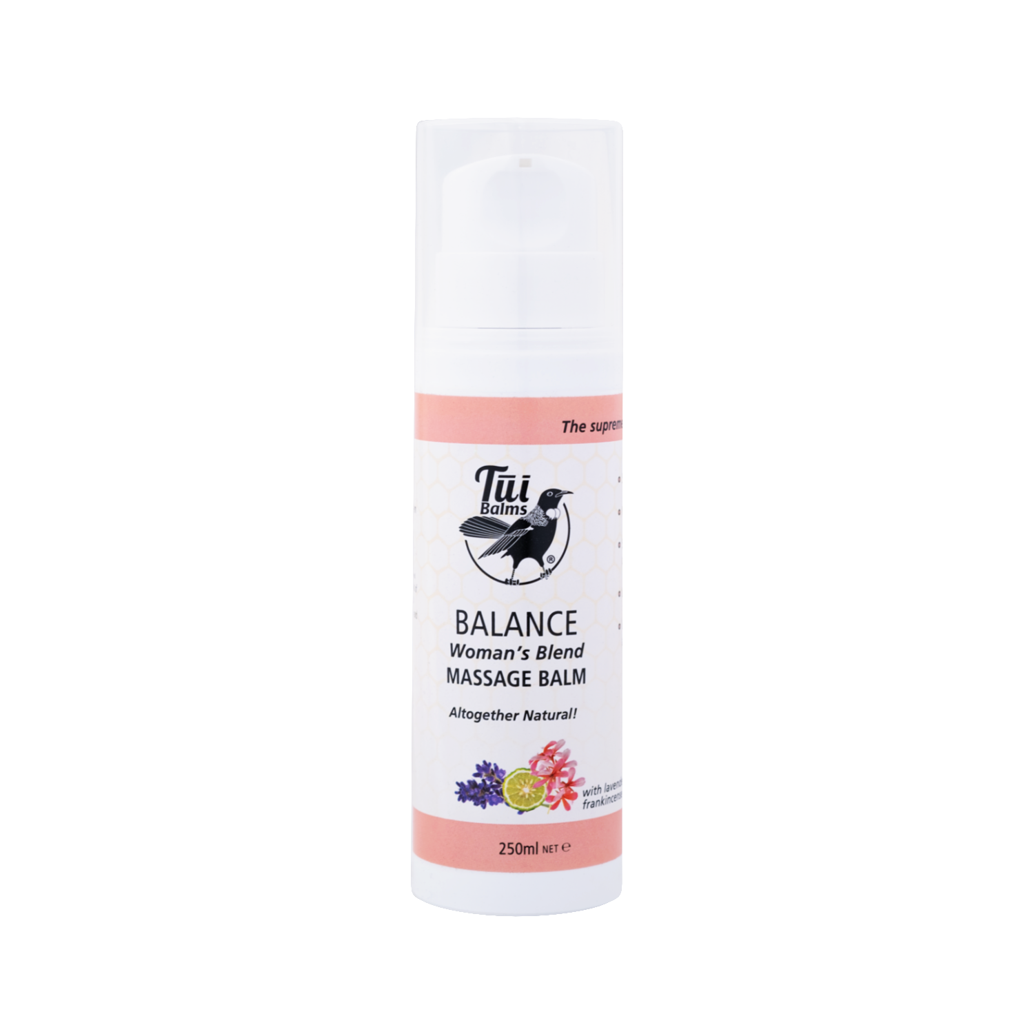 Tui Balms Massage & Body Balm Pump - Balance Woman's Blend