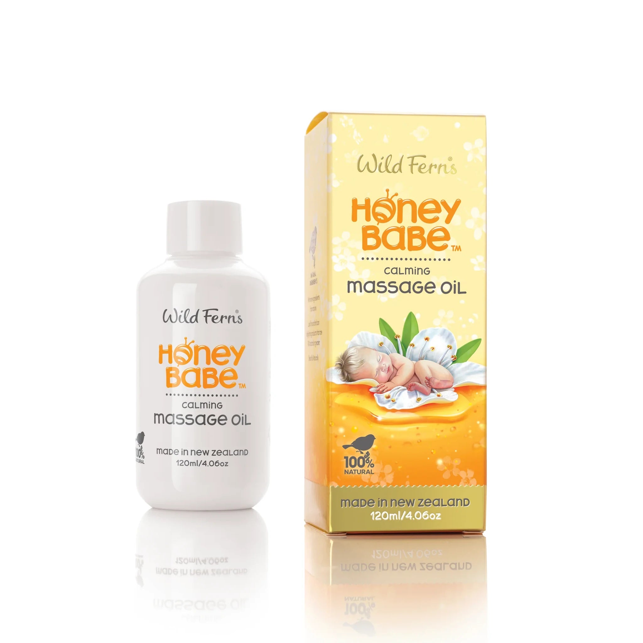 Wild Ferns Honey Babe Calming Massage Oil