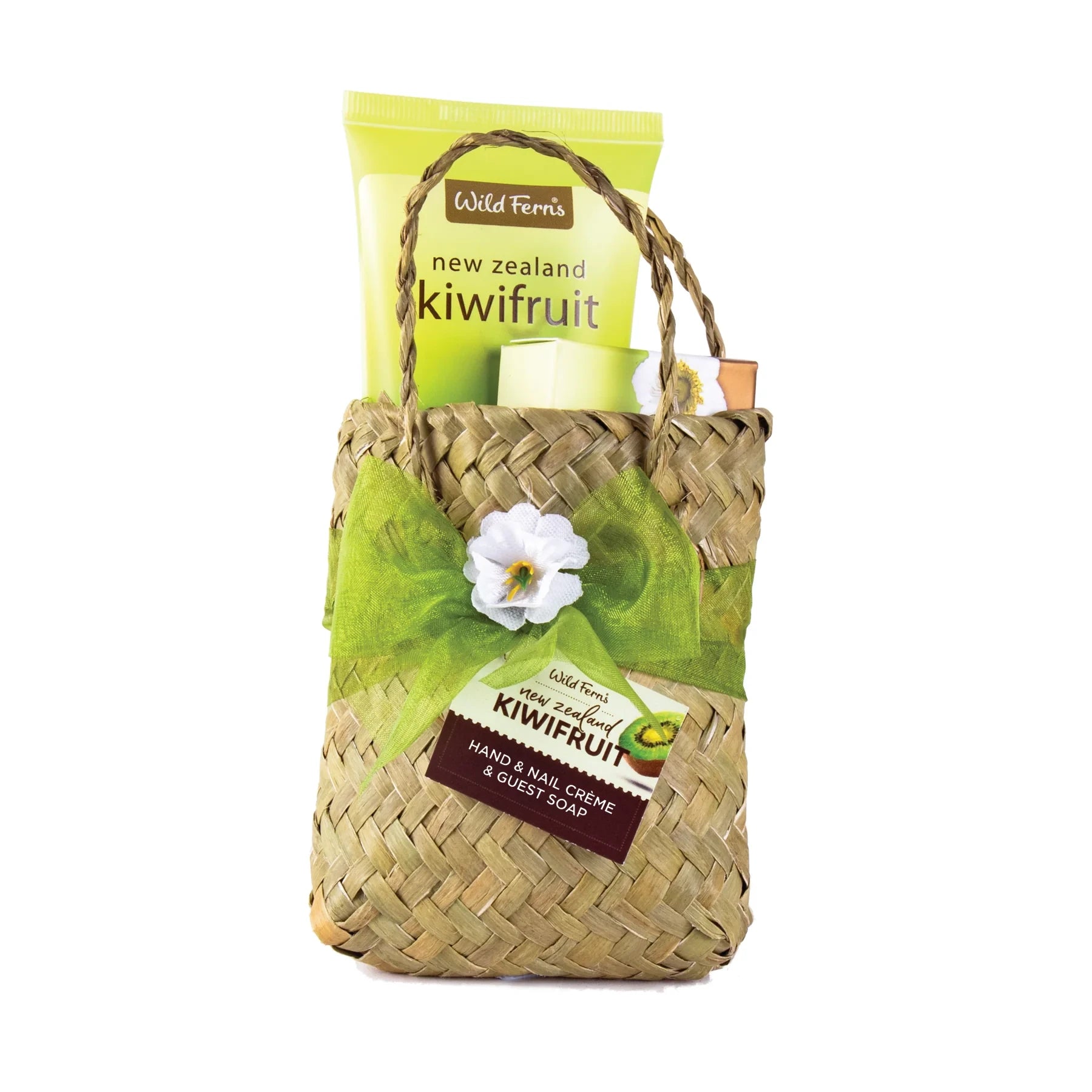 Wild Ferns Kiwifruit Woven Basket Gift Set