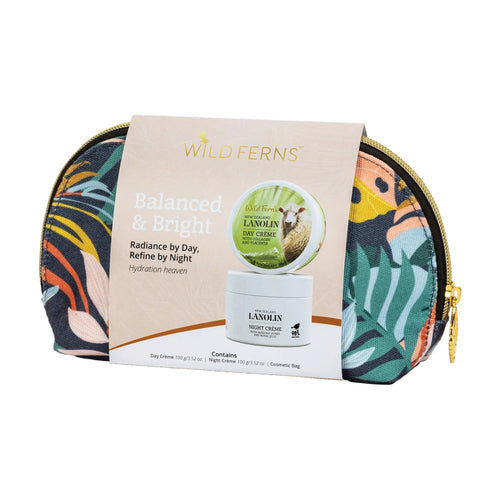 Wild Ferns Lanolin Balanced & Bright Gift Set