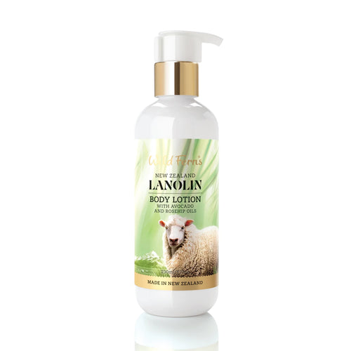 Wild Ferns Lanolin Body Lotion
