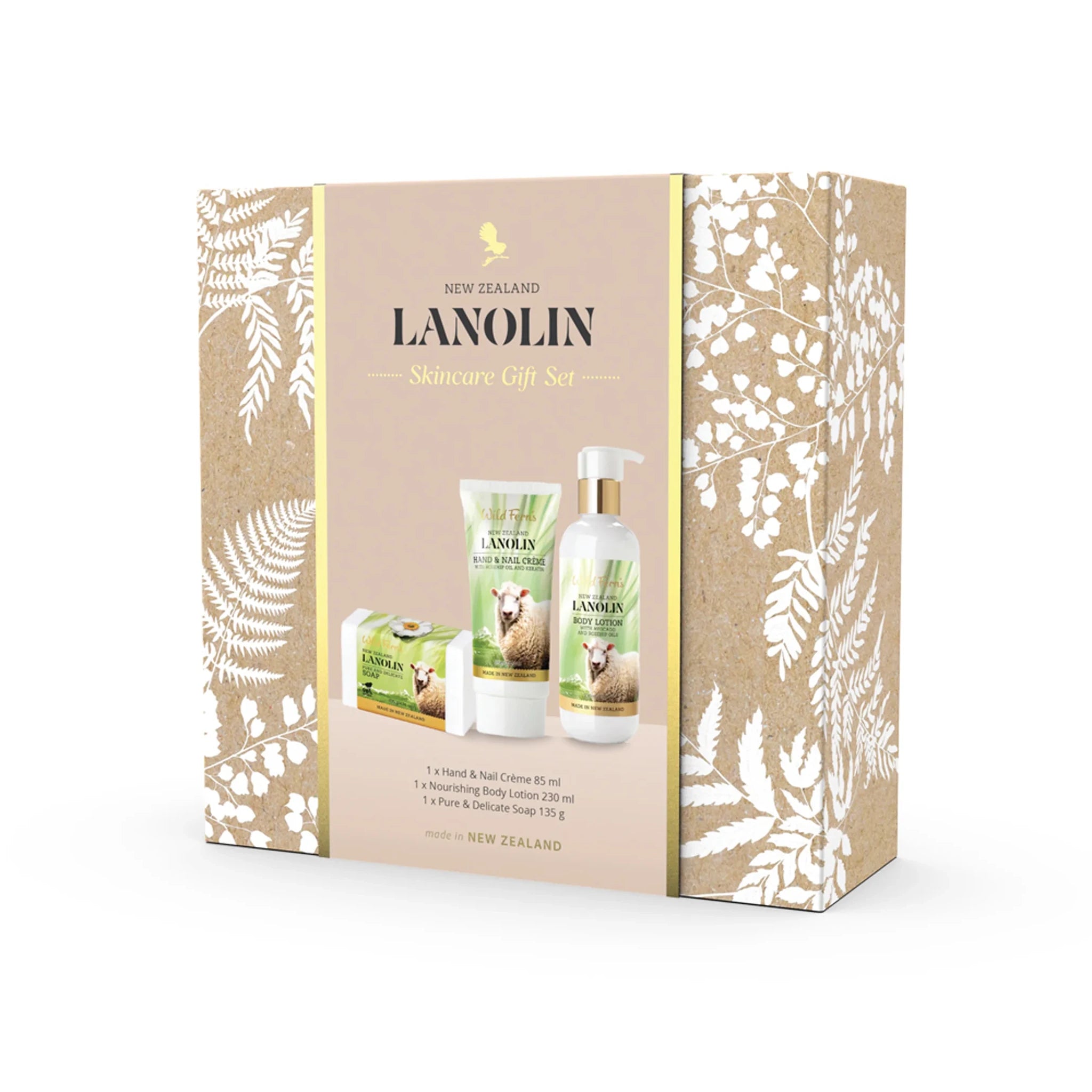 Wild Ferns Lanolin Skincare Gift Set