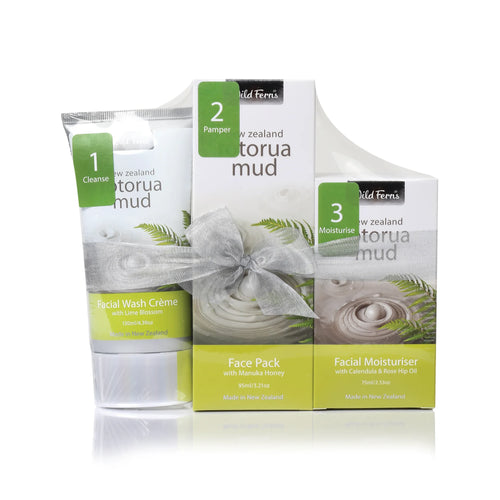 Wild Ferns Rotorua Mud Face Care Set