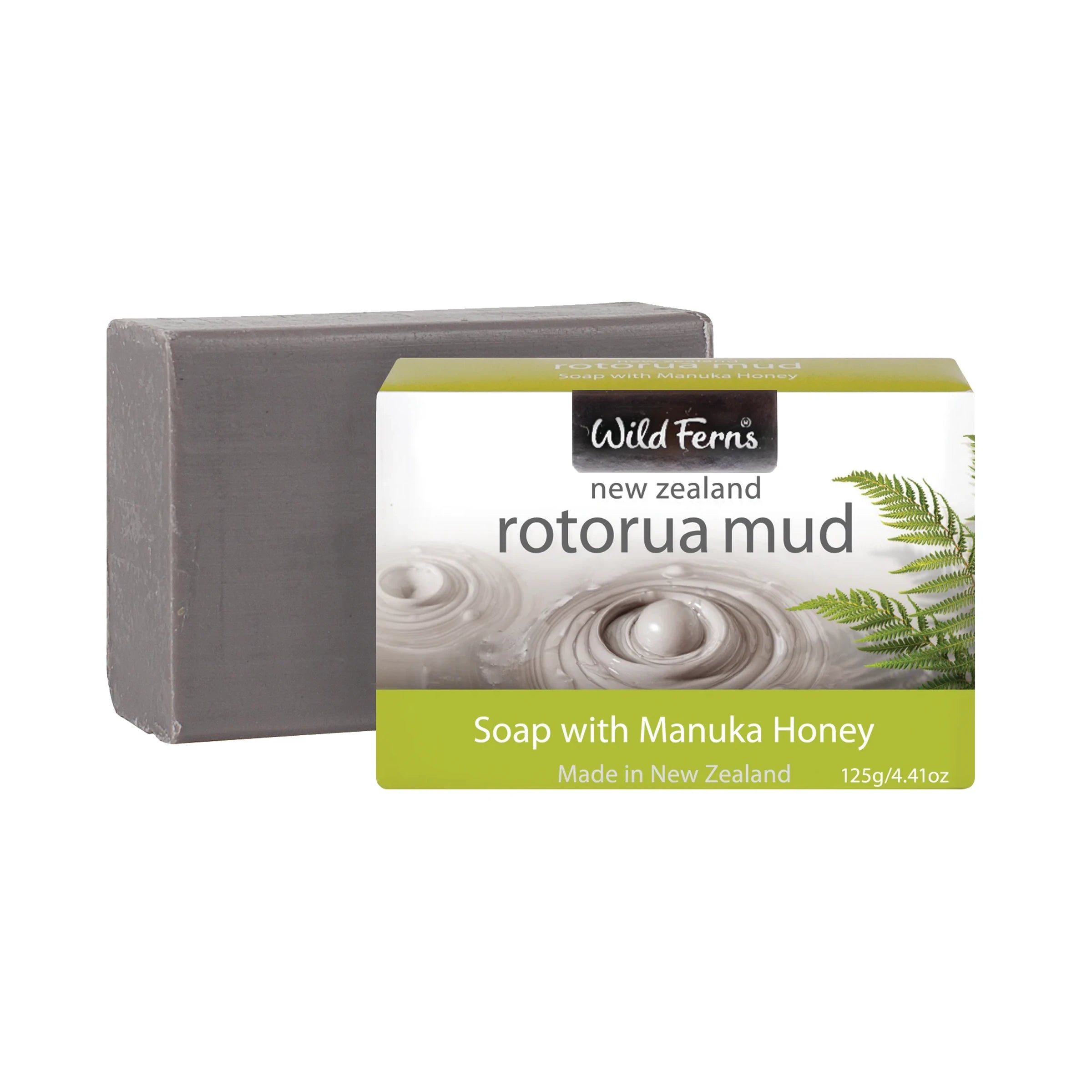 Wild Ferns Rotorua Mud Soap with Manuka Honey