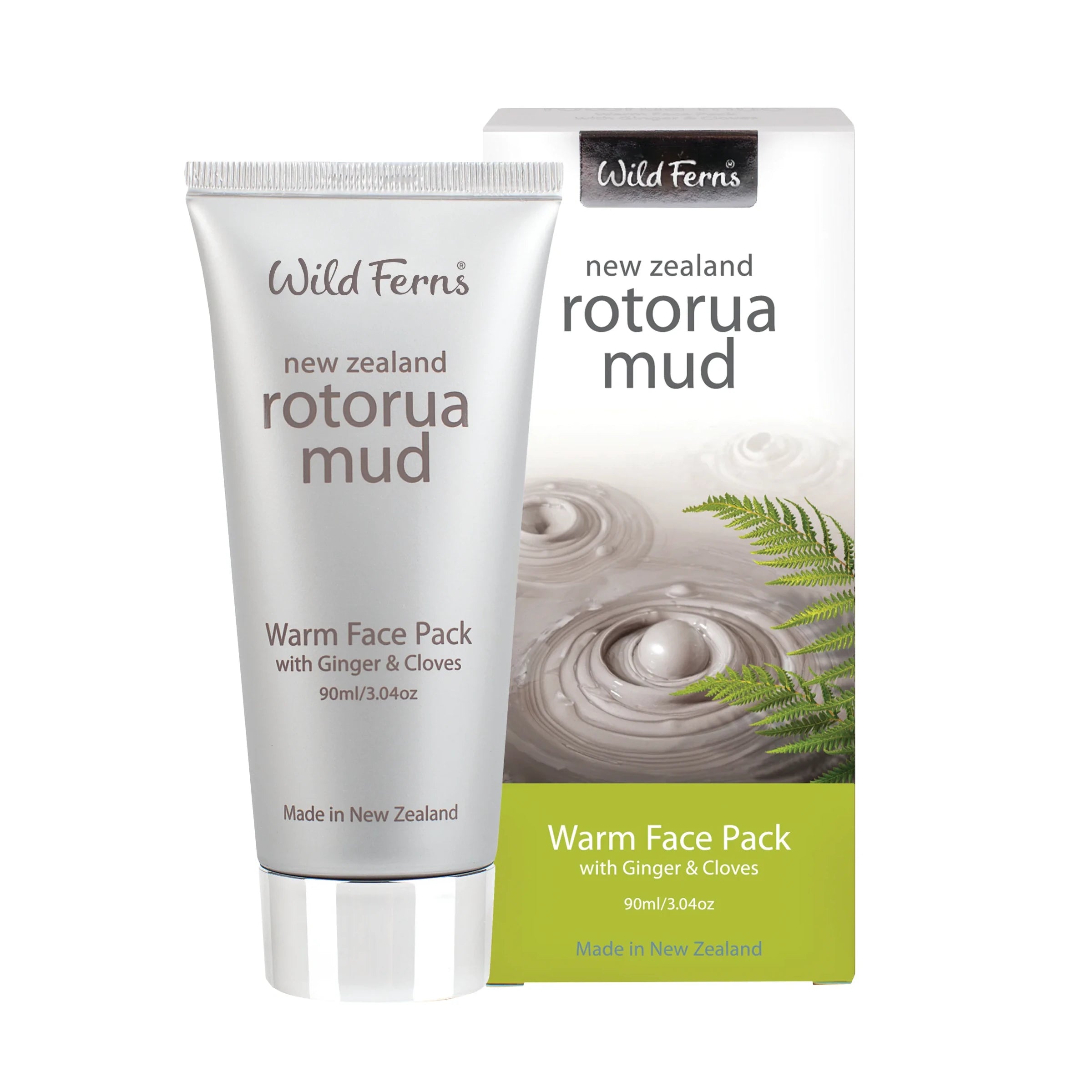 Wild Ferns Rotorua Mud Warm Face Pack
