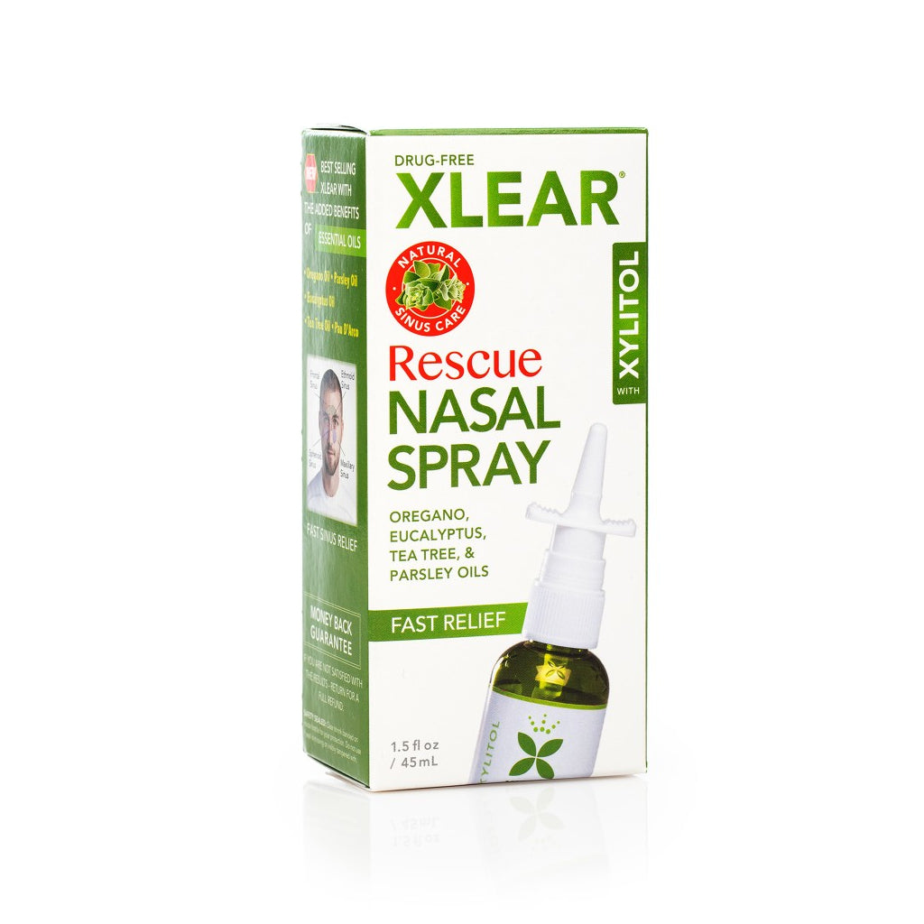 Xlear Rescue Saline Nasal Spray with Xylitol
