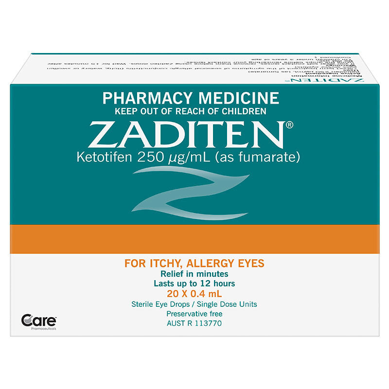 Zaditen Sterile Eye Drops Net Pharmacy