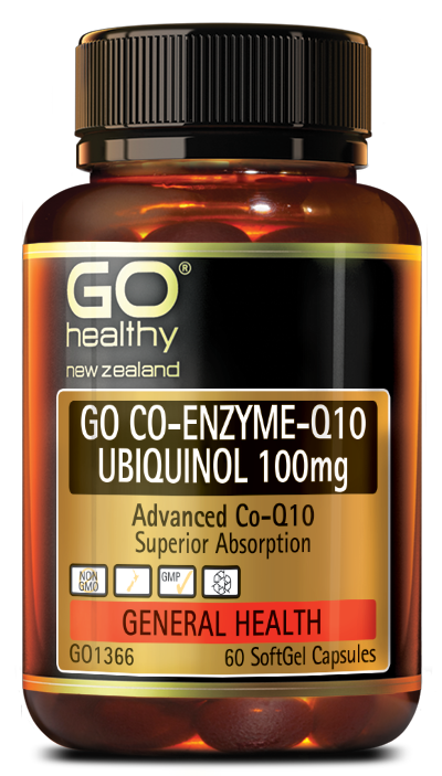 GO Healthy Go Co-Enzyme-Q10 Ubiquinol 100mg