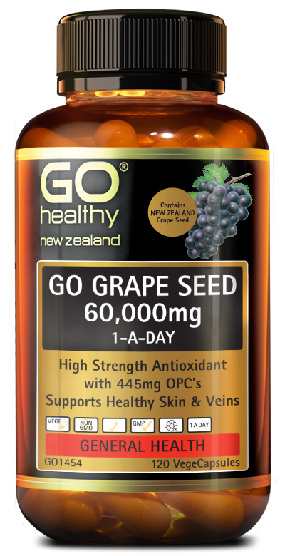GO Healthy Go Grape Seed 60,000mg 1-A-Day
