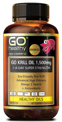 GO Healthy Go Krill Oil 1,500mg 1-A-Day Super Strength