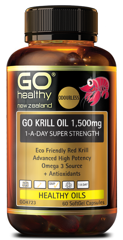 GO Healthy Go Krill Oil 1,500mg 1-A-Day Super Strength
