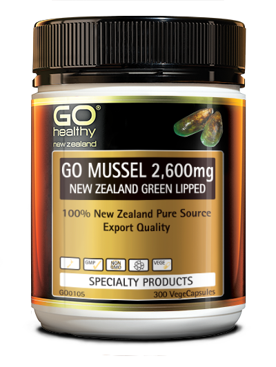 GO Healthy Go Mussel 2,600mg New Zealand Green Lipped