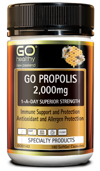 GO Healthy Go Propolis 2,000mg 1-A-Day Superior Strength