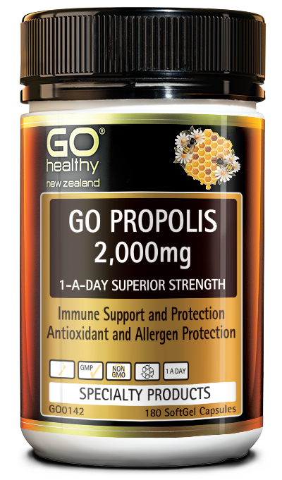GO Healthy Go Propolis 2,000mg 1-A-Day Superior Strength