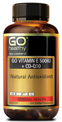 GO Healthy Go Vitamin E 500IU + CO-Q10