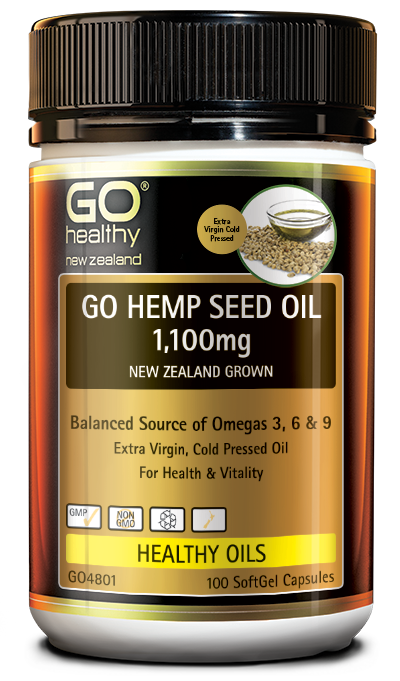 GO Healthy Go Hemp Seed Oil 1,100mg