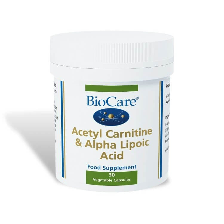 BioCare Acetyl Carnitine & Alpha Lipoic Acid - Net Pharmacy BioCare Acetyl Carnitine & Alpha Lipoic Acid - Net Pharmacy