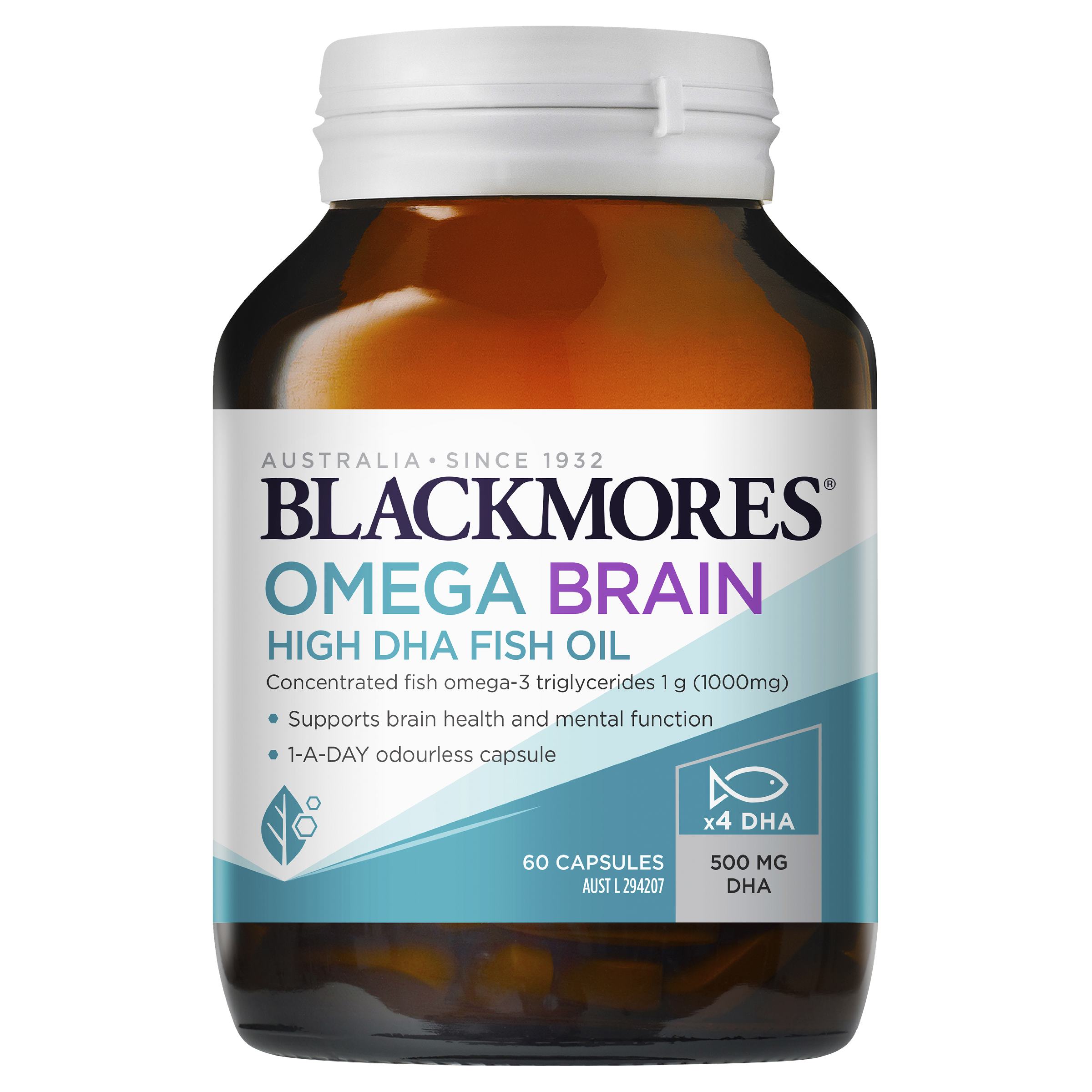 Blackmores Omega Brain High DHA Fish Oil