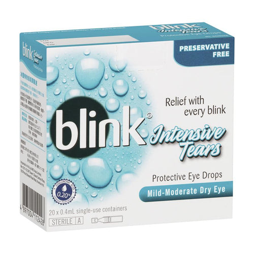 Blink Intensive Tears Protective Eye Drops Sterile