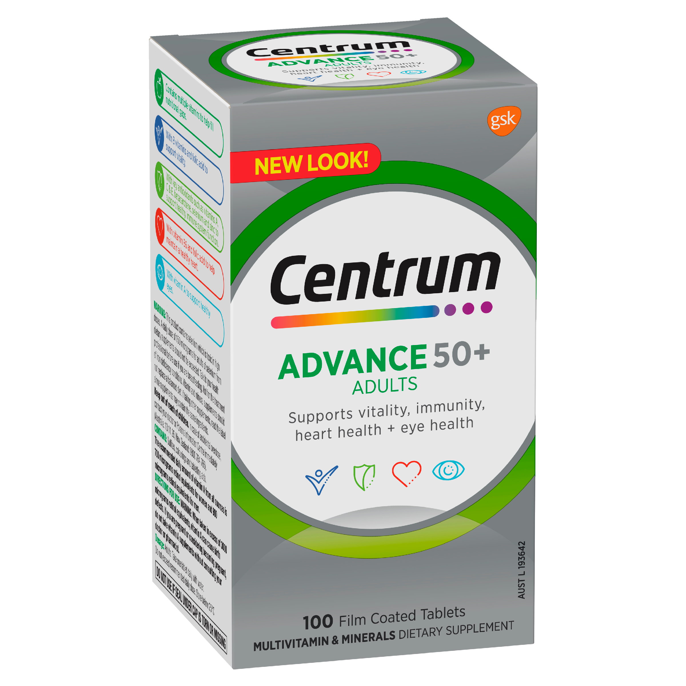 Centrum Advance 50+ Multivitamin & Minerals